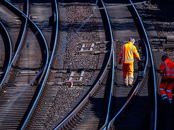 Bauarbeiten bei der Deutschen Bahn