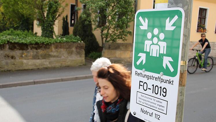 In Burk, nahe dem Kriegerdenkmal, hat die Forchheimer Forstverwaltung bereits einen von 15 Treffpunkt. Foto: Ekkehard Roepert