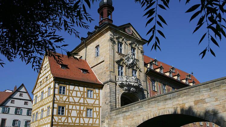 Vieltausendfach fotografiert: das Alte Rathaus in Bamberg Foto: Matthias Hoch