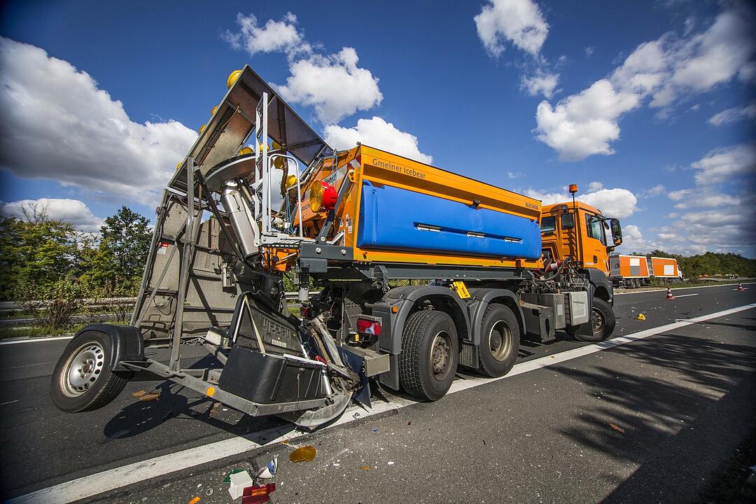 Lkw-Unfall auf der A70