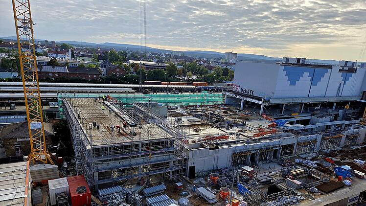 Die Atrium-Baustelle in Bamberg