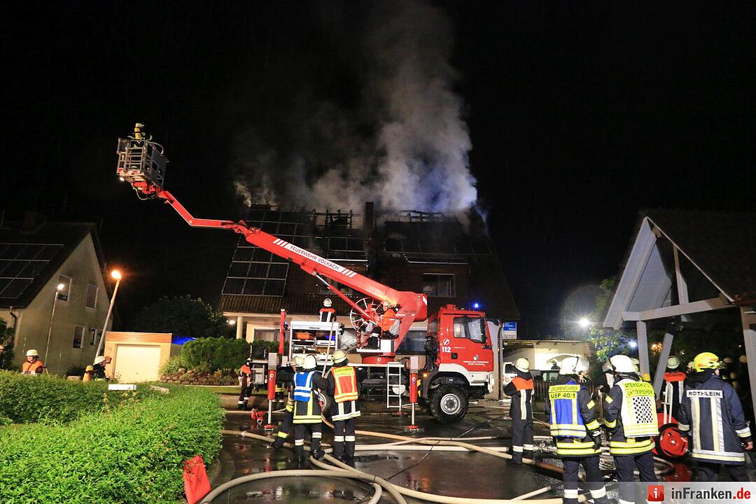 Blitzeinschlag in Gernach