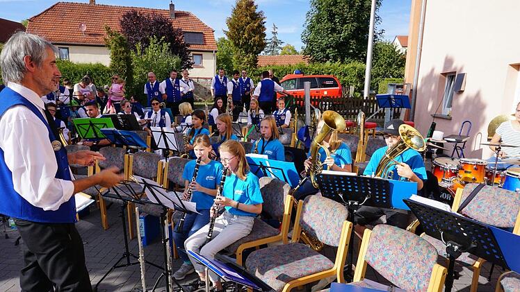 Die fortgeschrittene Schülerkapelle "Mini-Kings". Foto: Christoph Kuhn