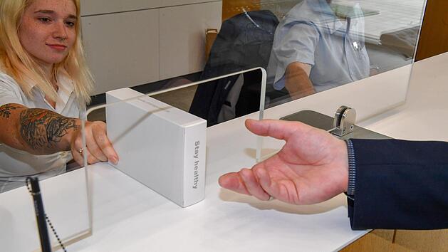 Ein Welcome-Package wartet auf jeden Mitarbeiter, wenn er wieder an den Standort zurück kommt. Ronald Rinklef