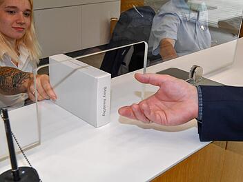 Ein Welcome-Package wartet auf jeden Mitarbeiter, wenn er wieder an den Standort zurück kommt. Ronald Rinklef