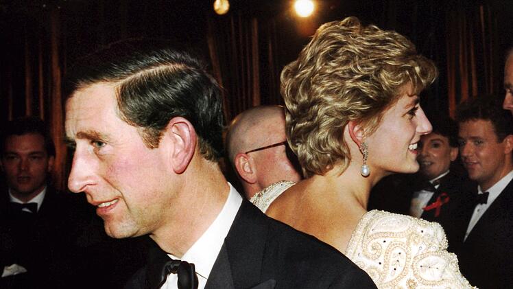 Der damalige Prinz Charles und Diana