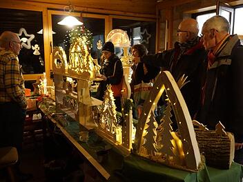 An diesem Wochenende findet der Adventsmarkt auf dem Kreuzberg statt.  Foto: Marion Eckert