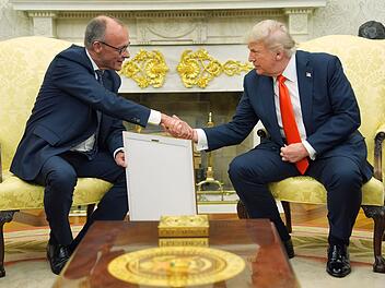US-Pr&auml;sident Trump empf&auml;ngt Bundeskanzler Merz