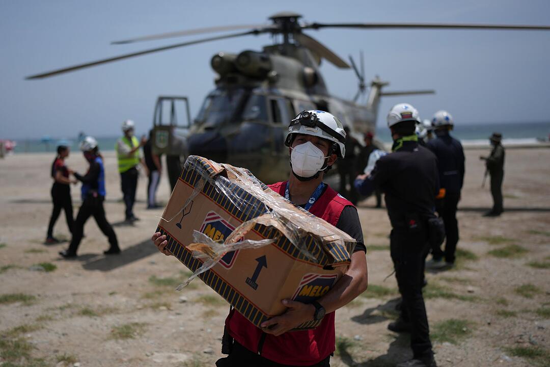 Nach den Erdbeben in Venezuela
