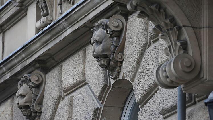 Detail an der Levermann-Villa im Schießgraben