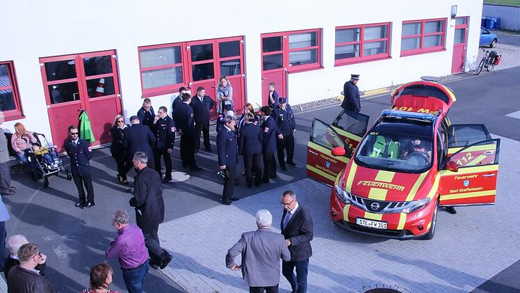 Segnungsfeier des neuen Einsatzfahrzeugs der Staffelsteiner Feuerwehr  Foto: Matthias Einwag