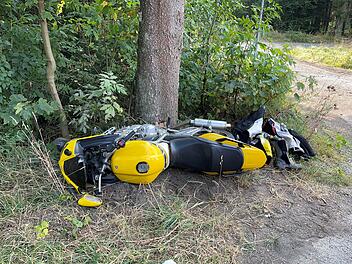 Schwerer Motorradunfall bei Stadtsteinach