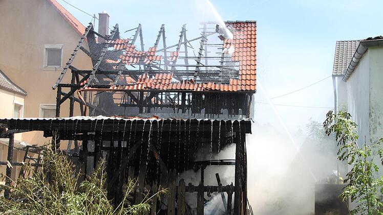 Großbrand in Hutschdorf Foto: Andreas Schmitt