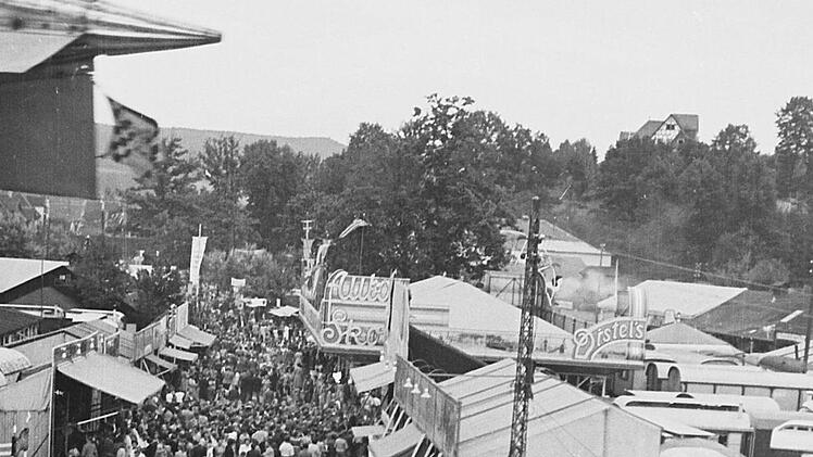 Auf der Hofwiese (1951). Foto: Stadtarchiv Kronach