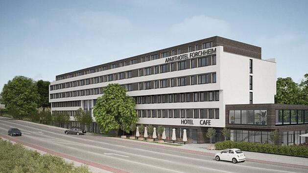 So soll das neue Sch&uuml;lerwohnheim und Hotel in der Bayreuther Stra&szlig;e aussehen.  Grafik: Projekt Bauart GrundInvest GmbH