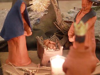 In der Forchheimer Christuskirche wurde eine Andacht im Vorfeld aufgenommen, wie der Ausschnitt zeigt.Hendrik Kurth