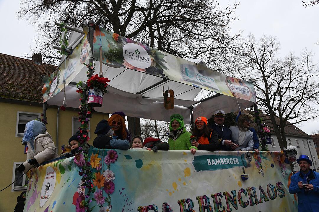 Faschingstreiben in Gaustadt.