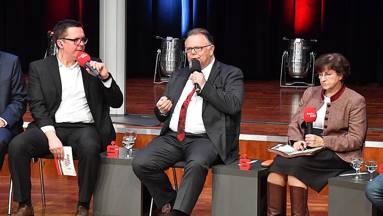 Impressionen vom Coburger Regionentalk im Kongresshaus zur LandratswahlFoto: Ronald Rinklef