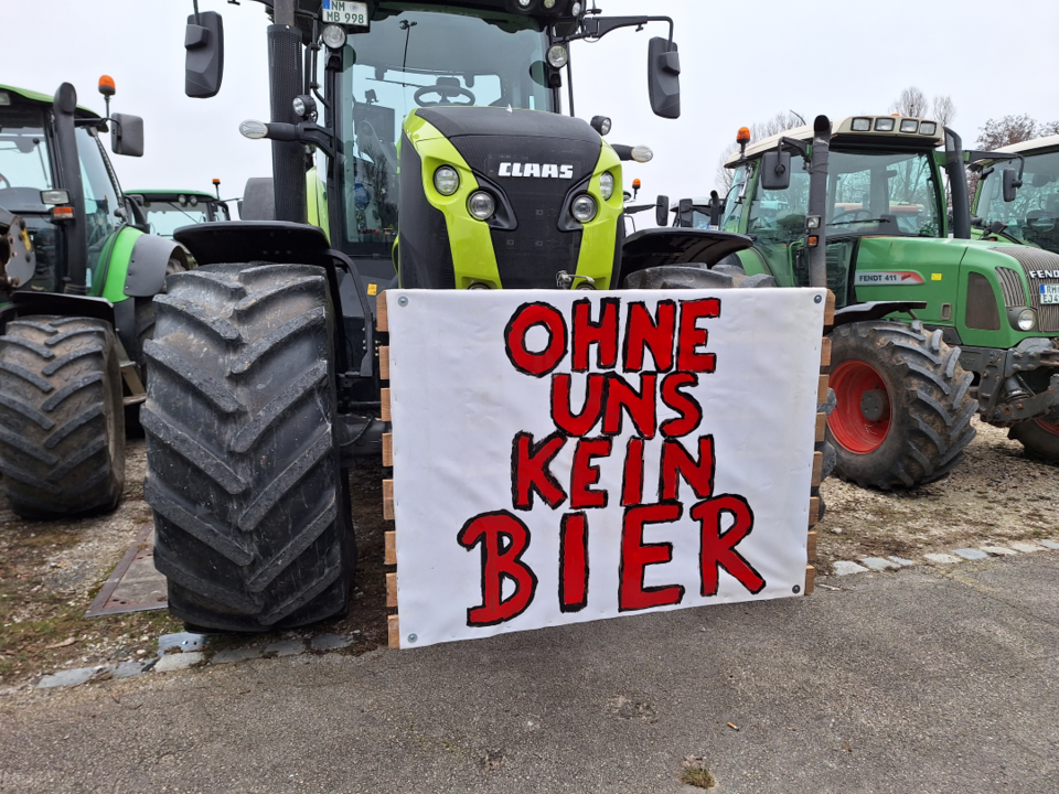 Bilder von der Mega-Demo in Nürnberg: Tausende Bauern demonstrieren