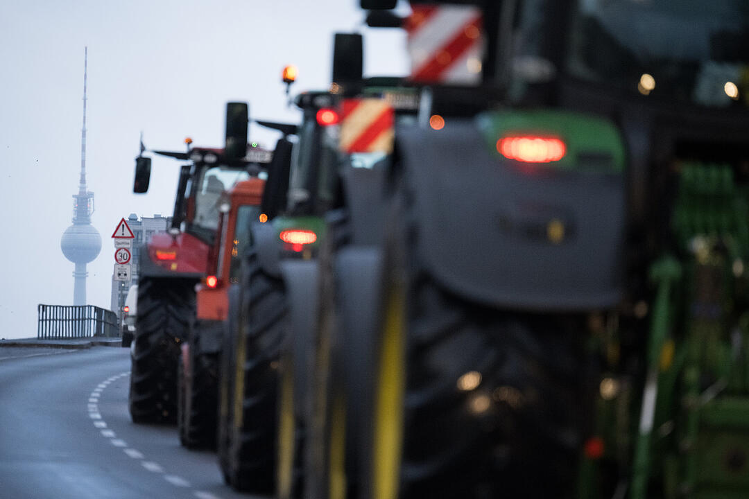 Bauernproteste - Großkundgebung in Berlin