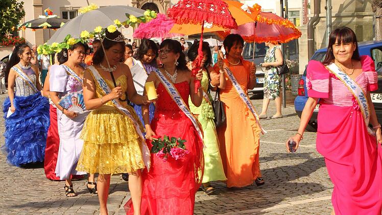 Philippinisches Flair mitten auf dem Marktplatz in Eltmann.