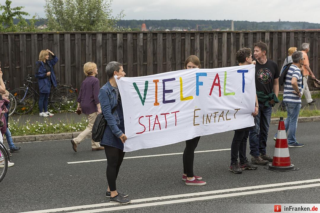 Demonstration gegen Rechts in Zirndorf