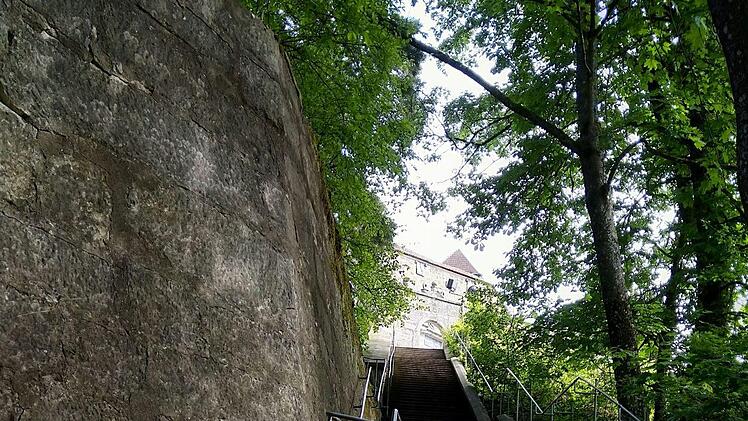 Treppenaufgang zur Veste CoburgFoto: Jochen Berger