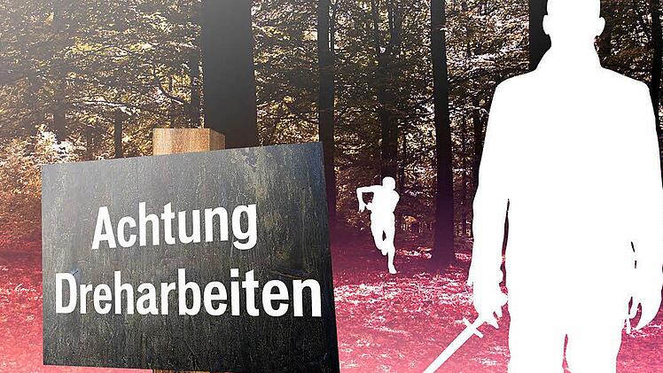 Ab nächster Woche soll in Forchheim u.a. am Kellerwald gedreht werden. Fotomontage: Franziska Schäfer