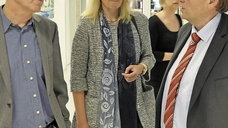 Markus Schneider (li.) im Gespräch mit Gerhard Müller-Schwefe Foto: p