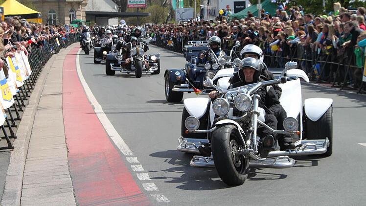 Impression vom Motorrad-Korso