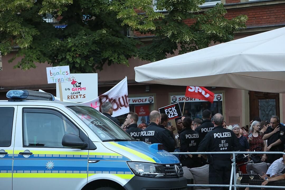Björn Höcke in Forchheim: Demonstrationen gegen AfD-Politiker