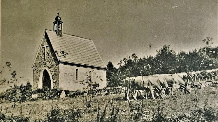 Die Bergkapelle nach der Fertigstellung im Jahr 1946.