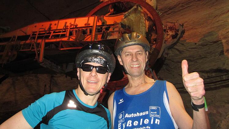 Jochen Brosig (links) und Reinhard D&ouml;lfel freuten sich auf einen besonderen Wettkampf. Foto: privat