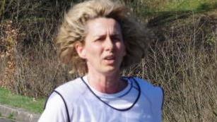 Die schnellste Dame beim Viertelmarathon war Petra Steger von der Polizeiinspektion Kronach. Sie landete auf Platz 6. Foto: Hans Franz
