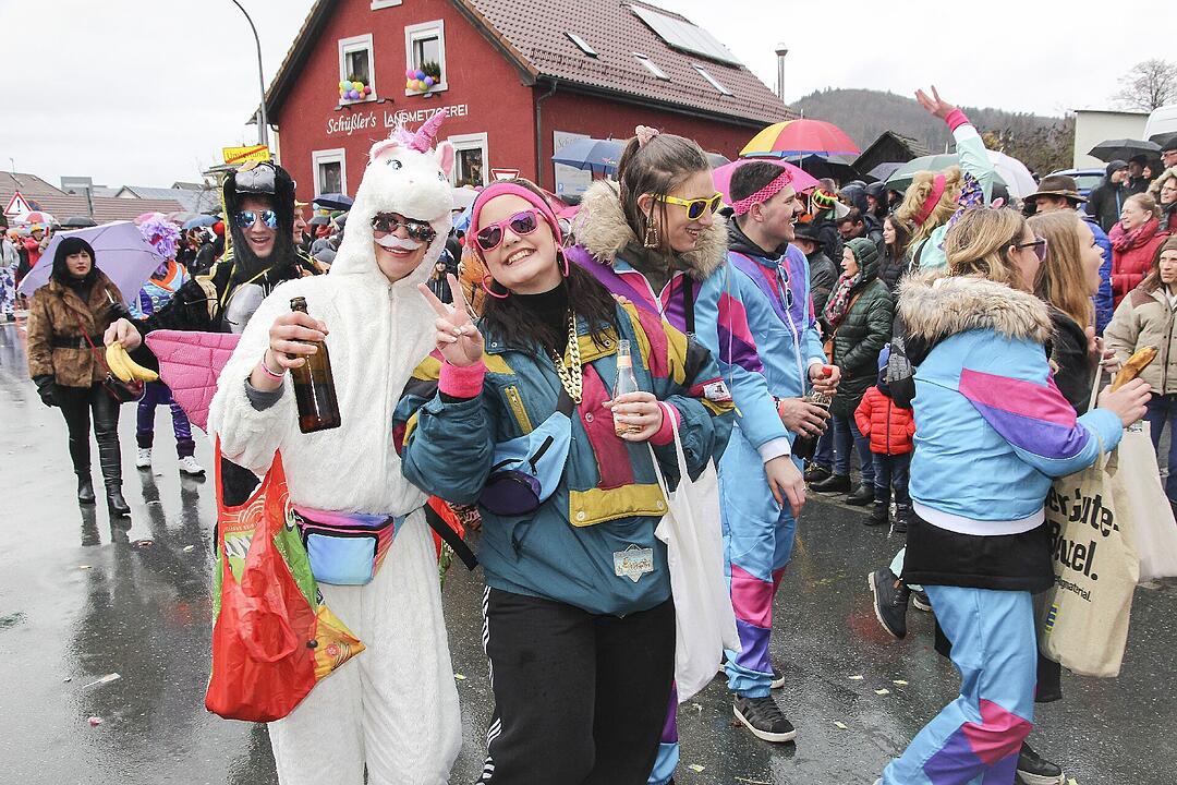 Großer Faschingsumzug  zum Stadtsteinacher Marktplatz
