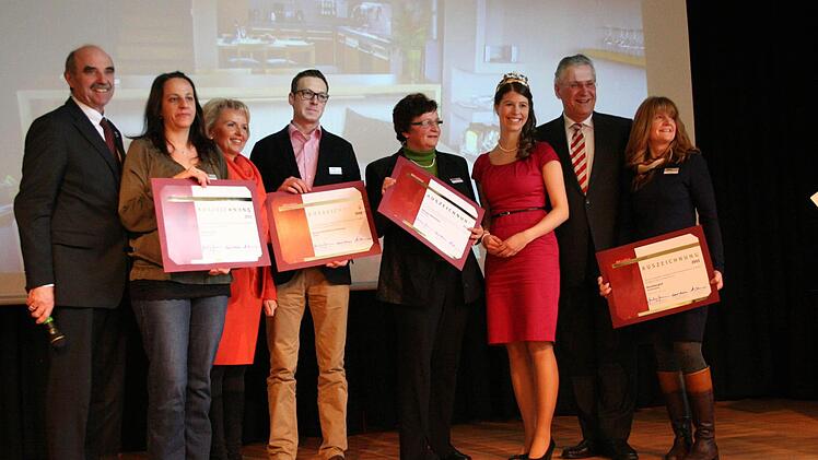 Die Gruppe der zertifizierten Winzer.