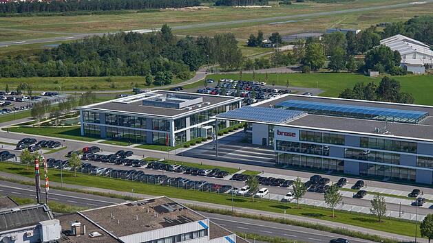 Das neue Brose-Geb&auml;ude in Bamberg Foto: Brose