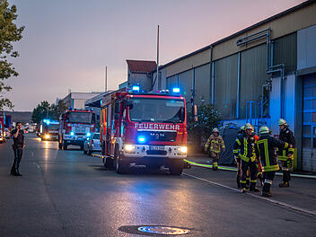 Brand in F&uuml;rther Mineral&ouml;l-Firma