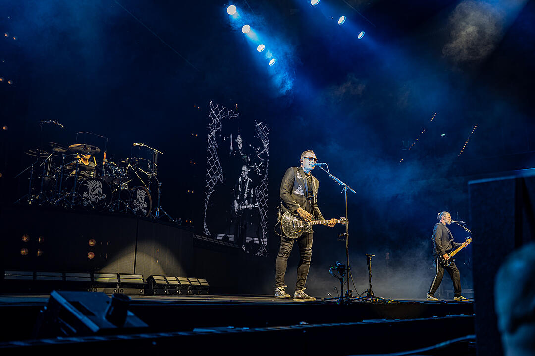 Ausverkauftes Konzert: Philipp Burger rockte mit seiner Band.