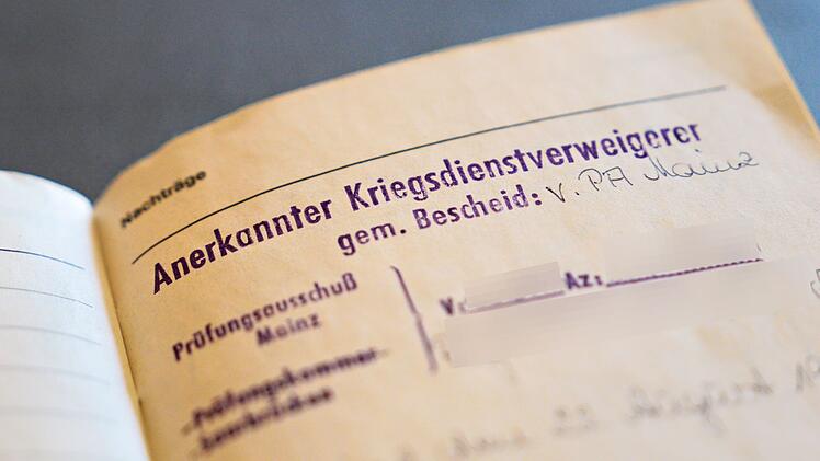 Anerkannter Kriegsdienstverweigerer