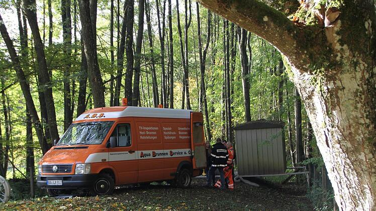 Der Markt Geroda hat nur eine Quelle. Sie liegt im Waldgebiet Seiferts-Eller. Foto: Ulrike Müller