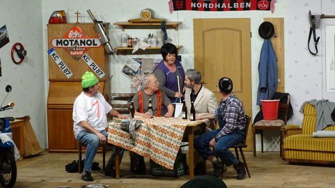 Blick in die "Männer"-Aufführung Norbert Neugebauer