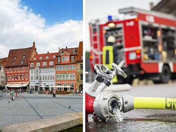 Dichter Rauch breitet sich in fränkischer Innenstadt aus - Einsatzkräfte rücken an