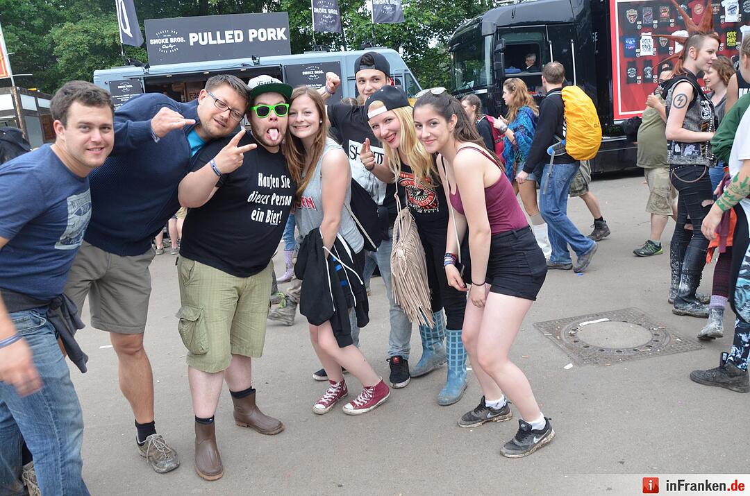 Rock im Park 2016 - Stimmung am Sonntagnachmittag