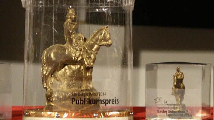 Die süßen Trophäen der 24. Bamberger Kurzfilmtage Fotos: Corina Erk