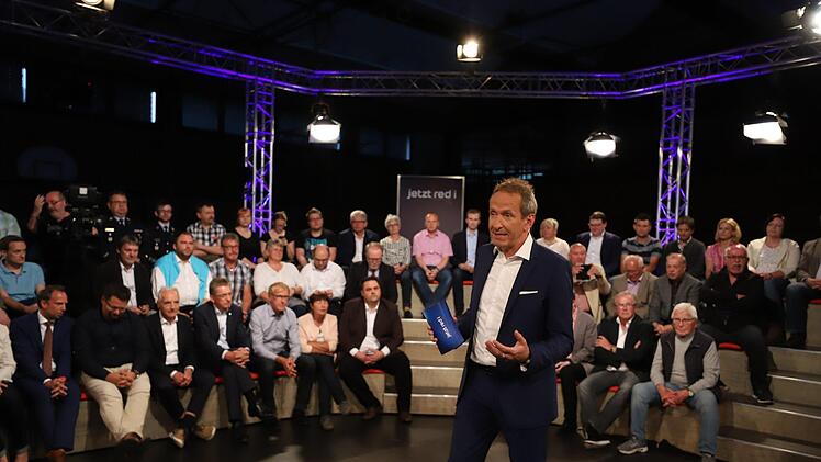 Die Fernsehsendung "Jetzt red i" war zu Gast in Kronach. Foto: Marian Hamacher
