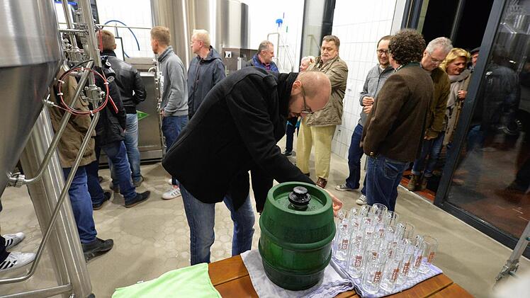 Ein Craft-Bier, vom Braumeister persönlich gezapft...