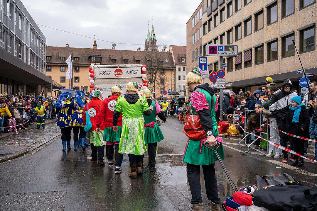 Der traditionelle Umzug zog ca. 70.000 Faschingsfreunde an.