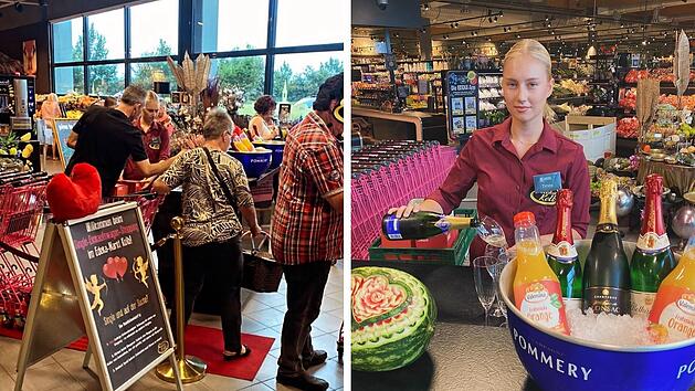 Eckental: Edeka Kolb führt Single-Einkaufswägen ein - "Auffällig rosa"