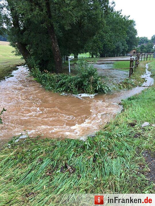 Schweres Unwetter im Kreis Kronach